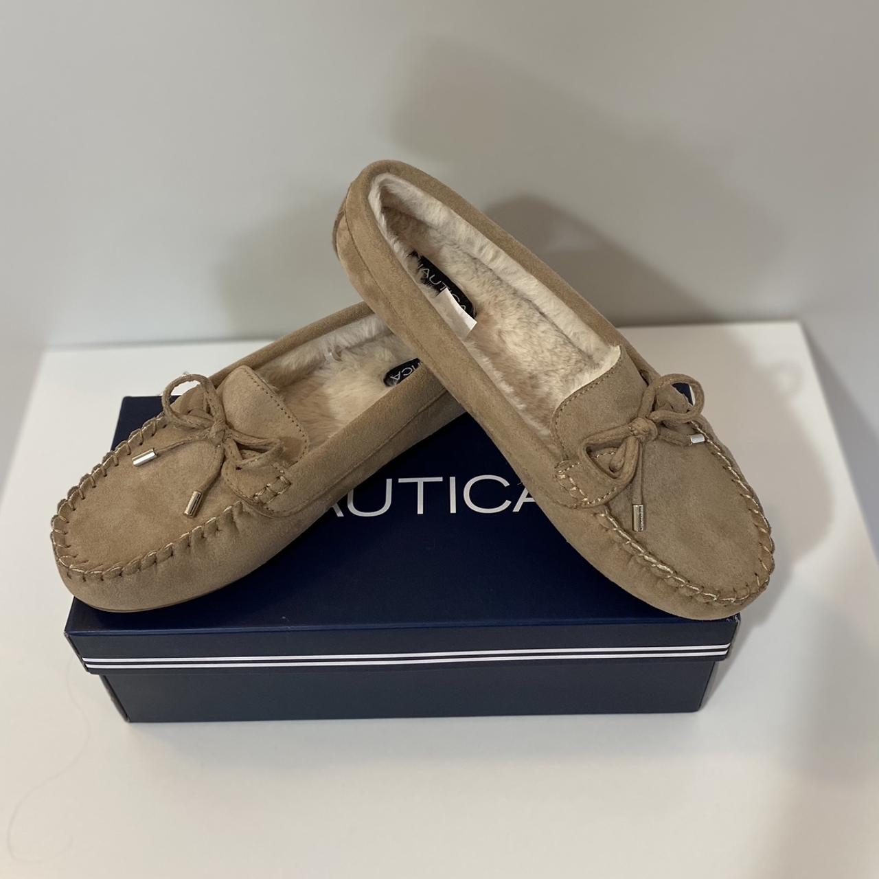 Nautica moccasin hot sale slippers