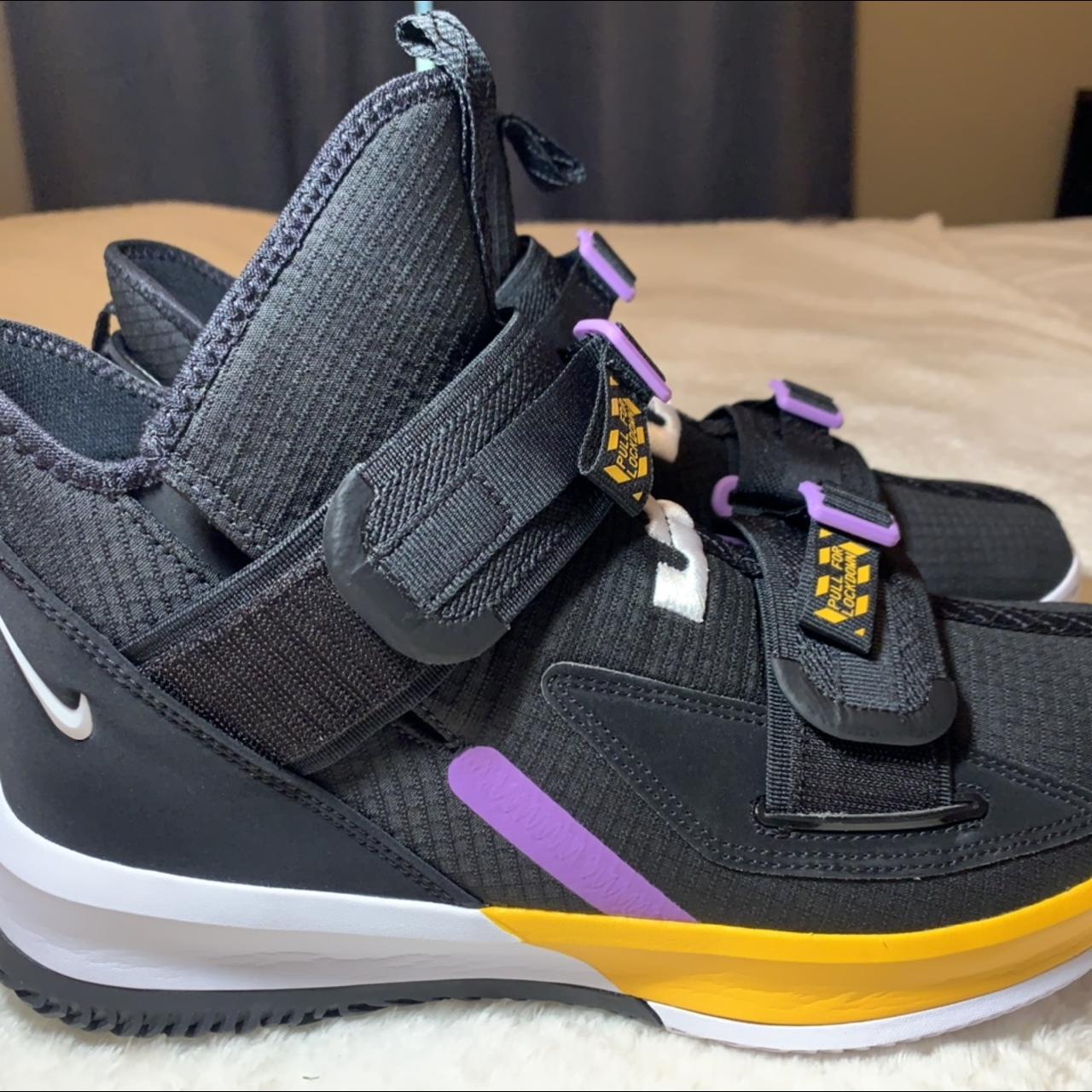 Nike Lebron Soldier XIII SFG Lakers. Depop