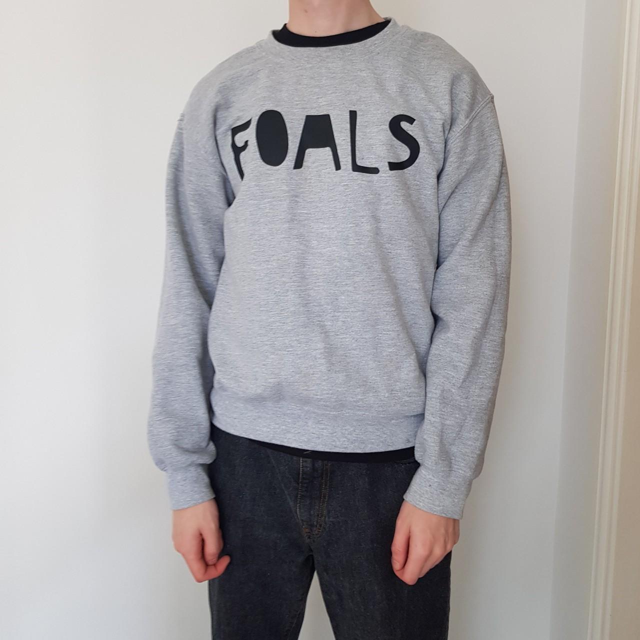 Grey Foals band jumper Good condition Label says... Depop