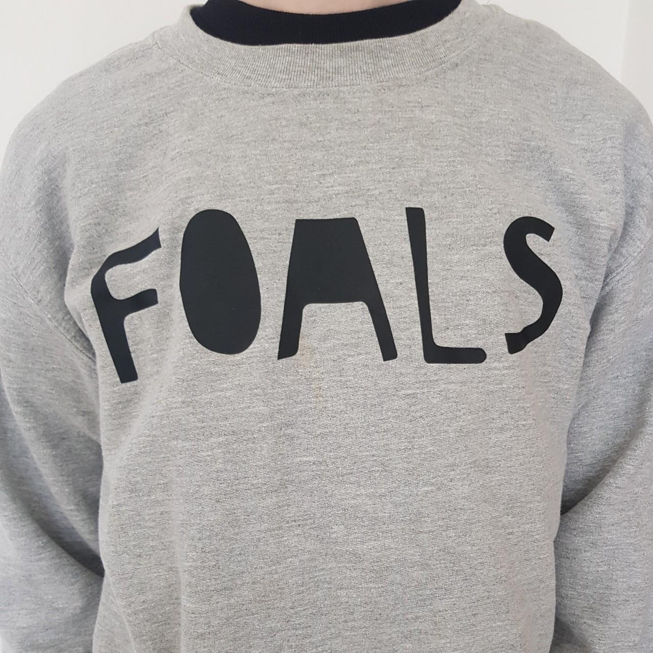 Grey Foals band jumper Good condition Label says... Depop