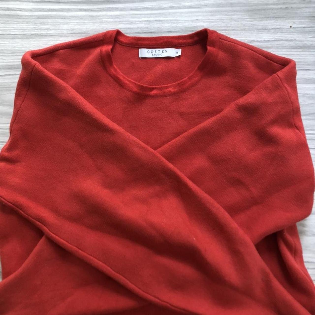 Costes studio red sweatshirt Size M - would also... - Depop