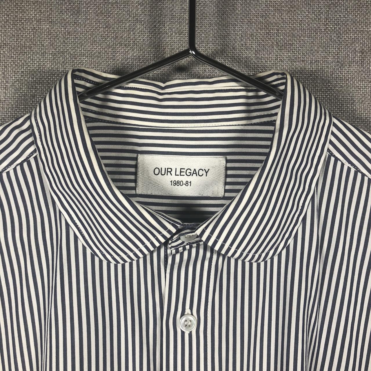 Our Legacy Men's White and Grey Shirt (3)