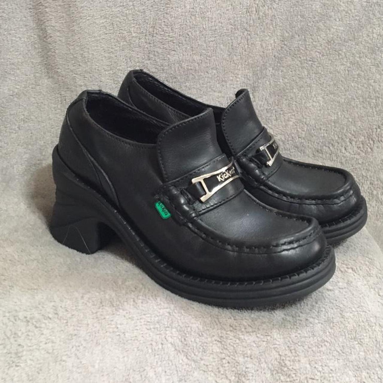 kickers platform loafers