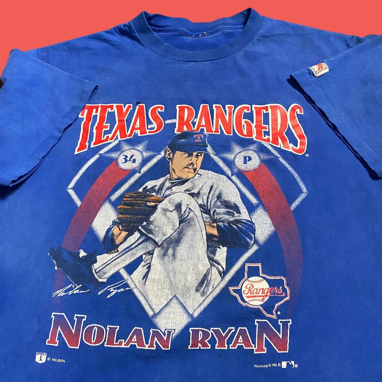 Vintage 90s Nutmeg Nolan Ryan T-shirt Large 