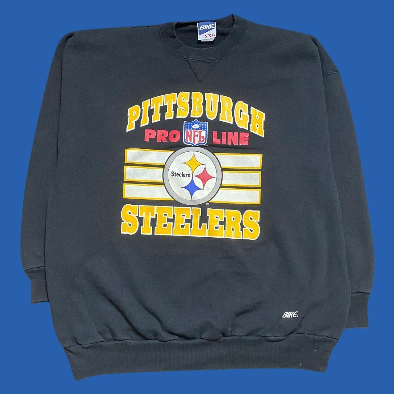 Vintage NFL Pittsburgh Steelers Sweatshirt, - Depop