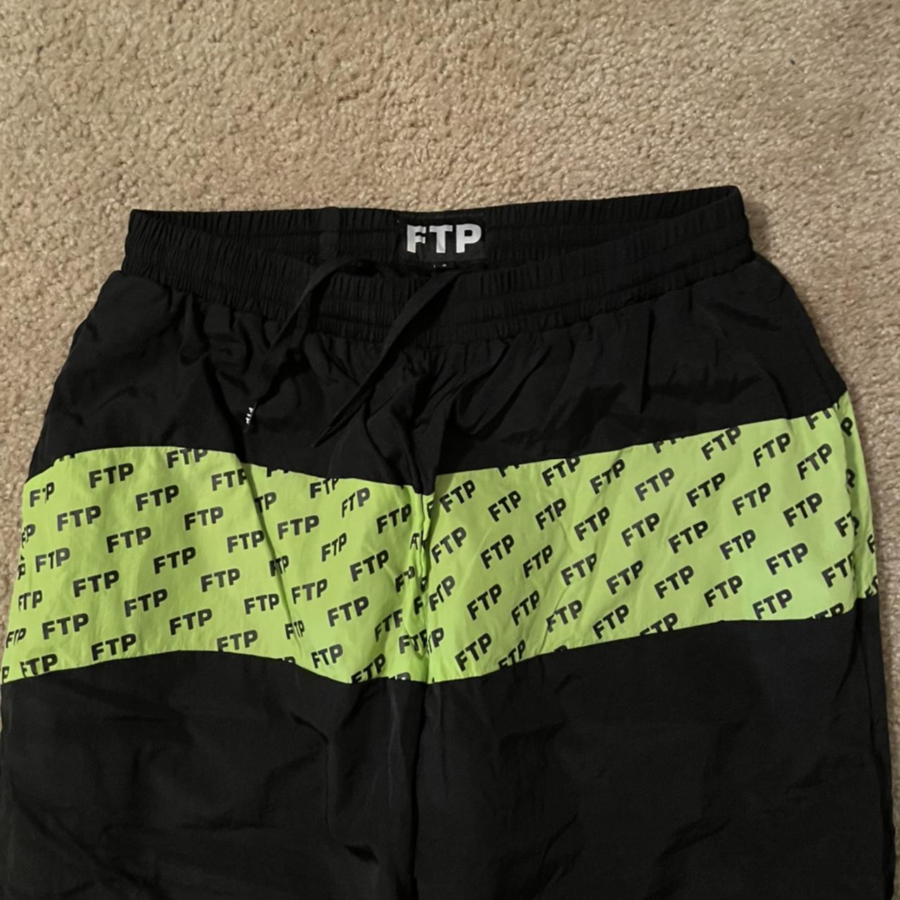 FTP Allover Panel Track Pant Black