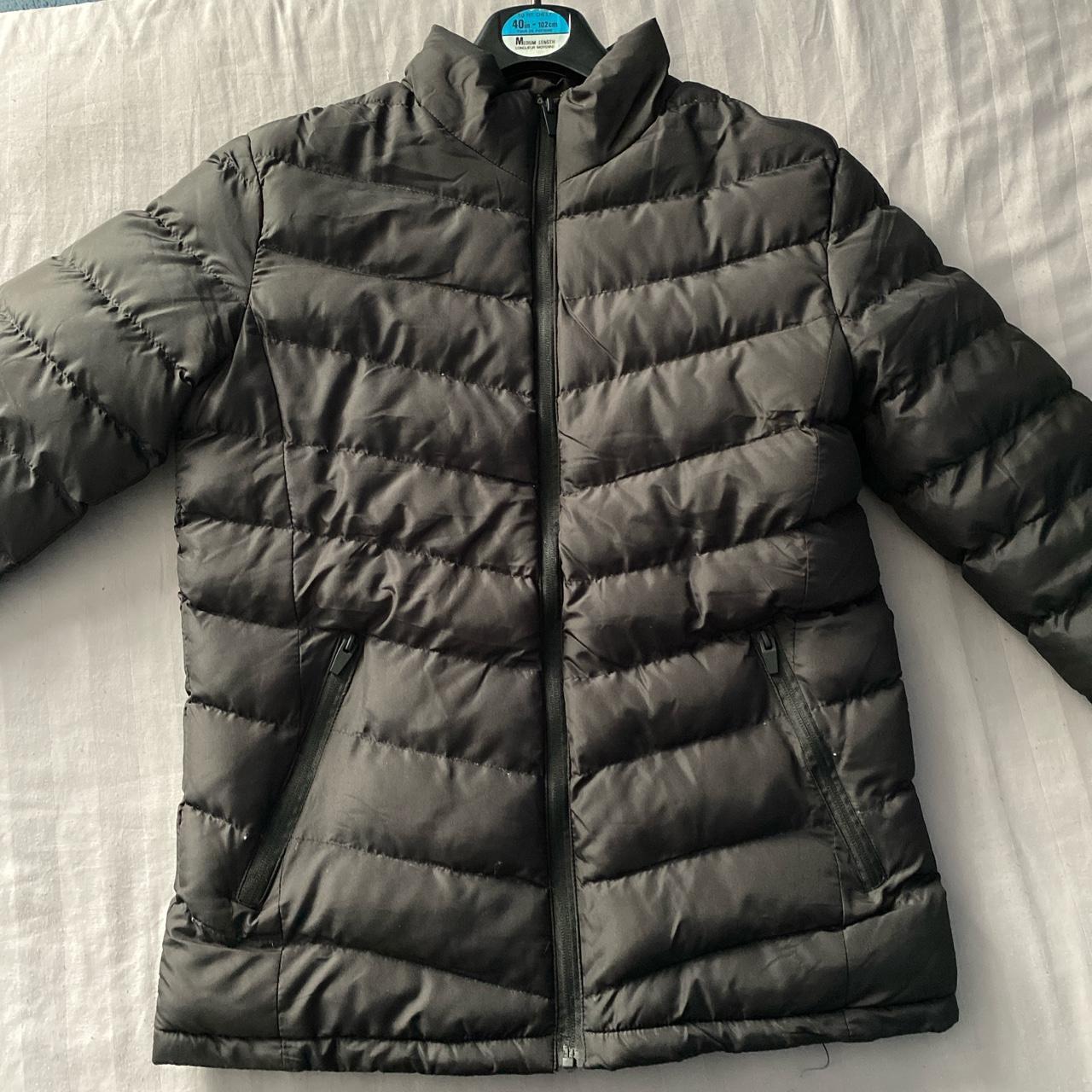 BLACK BRAVE SOUL PUFFER JACKET - SIZE S Excellent... - Depop