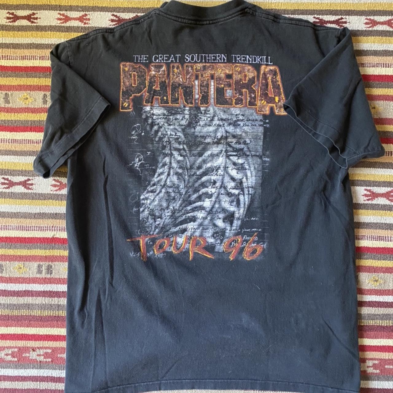 Pantera Vintage T Shirt 1996 The Great Southern Trendkill Tour