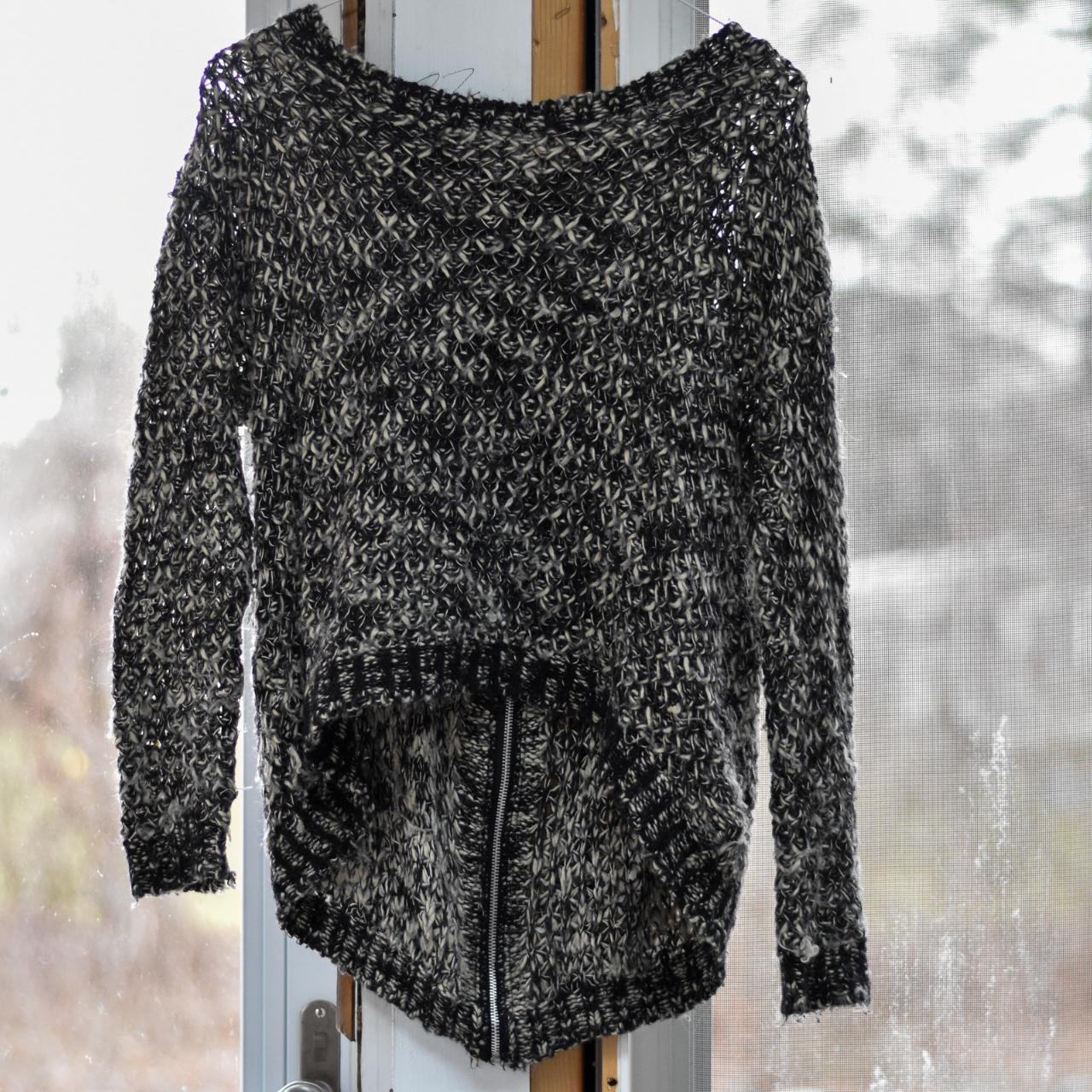 Product Image 1 - ✨ Gorgeous marbled black-and-white knit