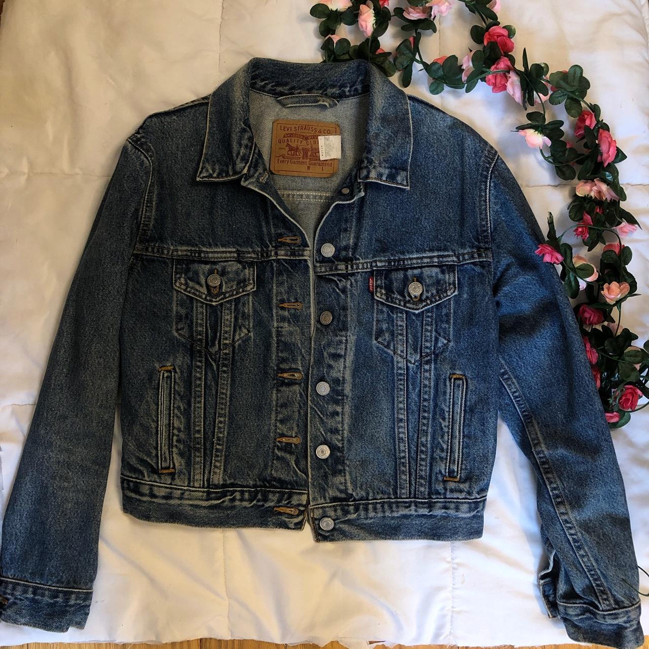 Custom Levi's Dodgers Denim Jacket Size Medium I - Depop