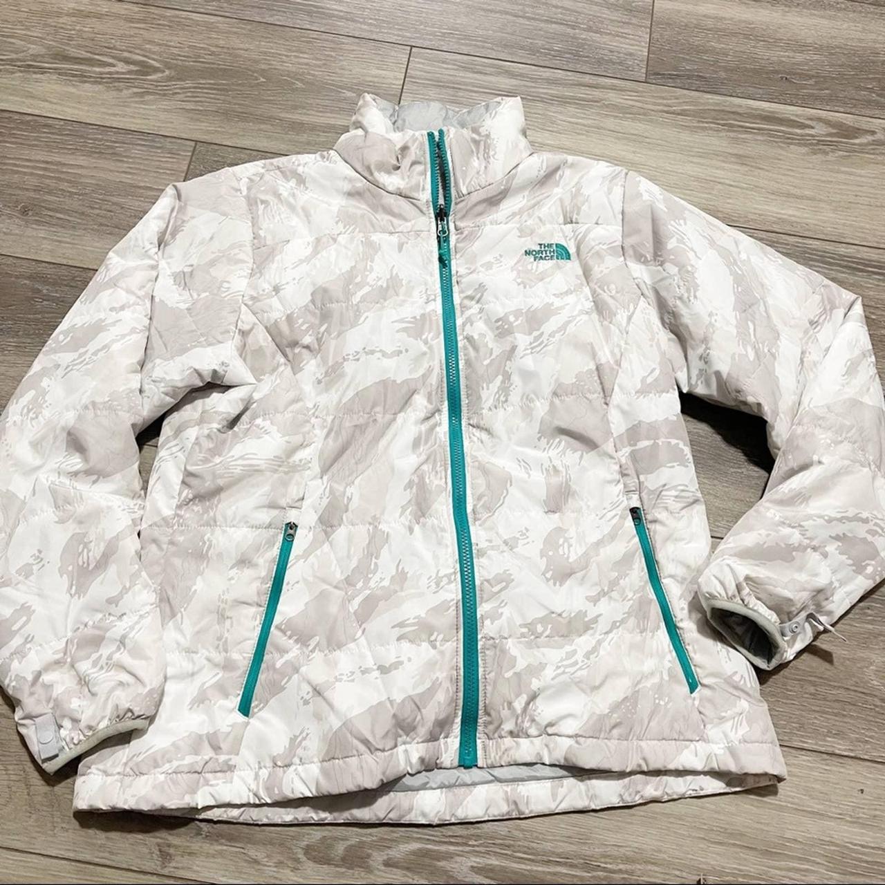 north face camo puffer jacket women's