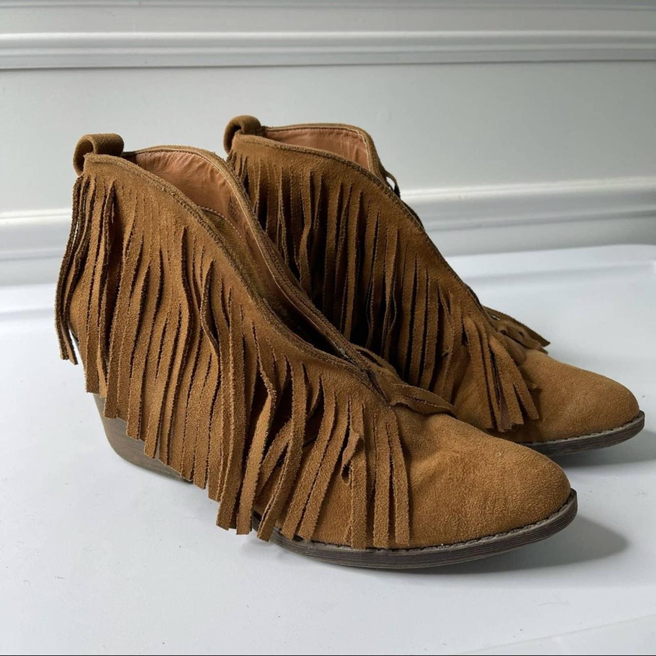 Coconuts by Matisse fringe lambert western ankle... Depop