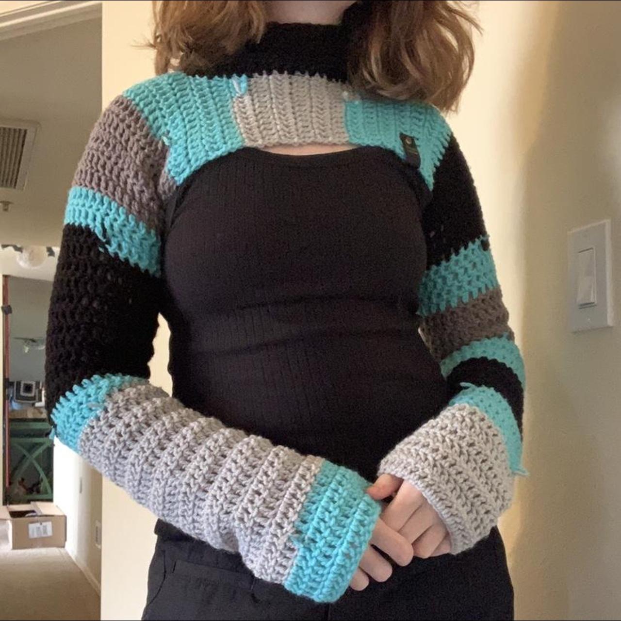 Handmade Crochet Bolero Shrug Top Made With Depop 8382