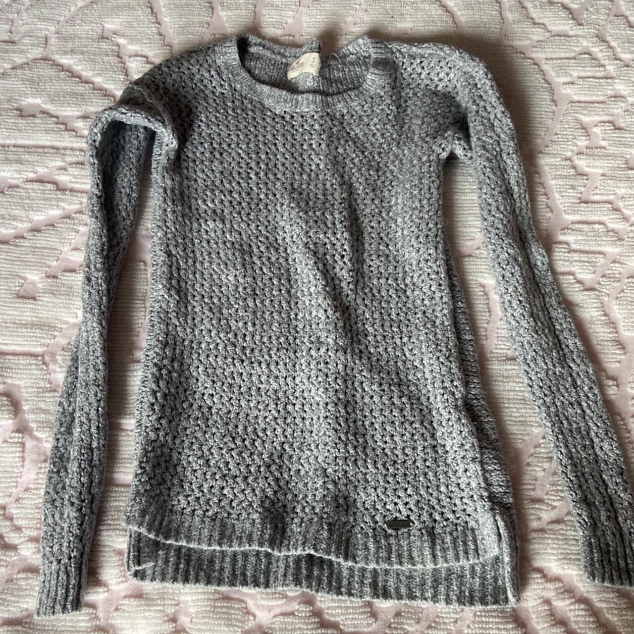 Gray Hollister sweater, women’s size small. Very... - Depop