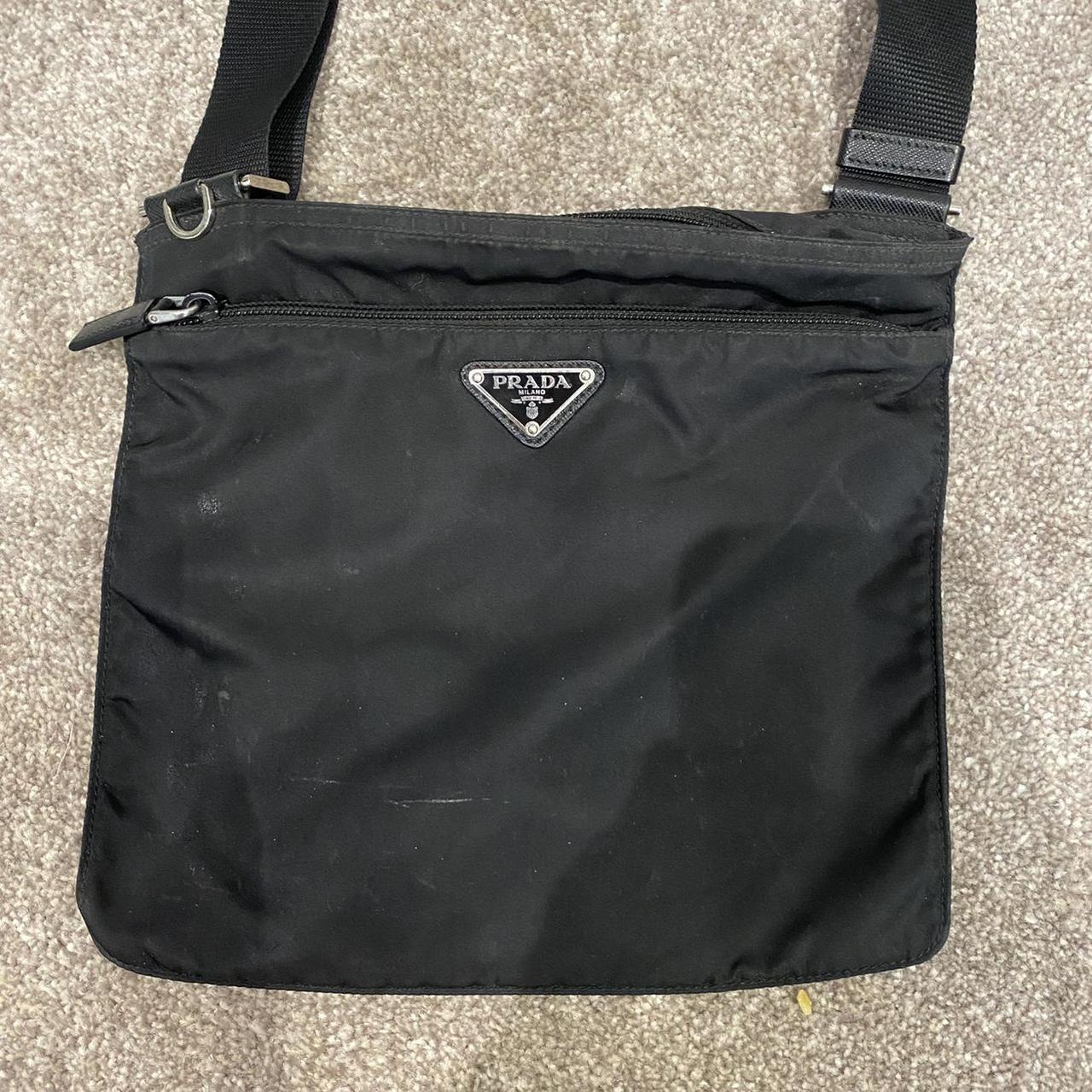 Men’s prada man bag Worn Slight marks on the front... - Depop