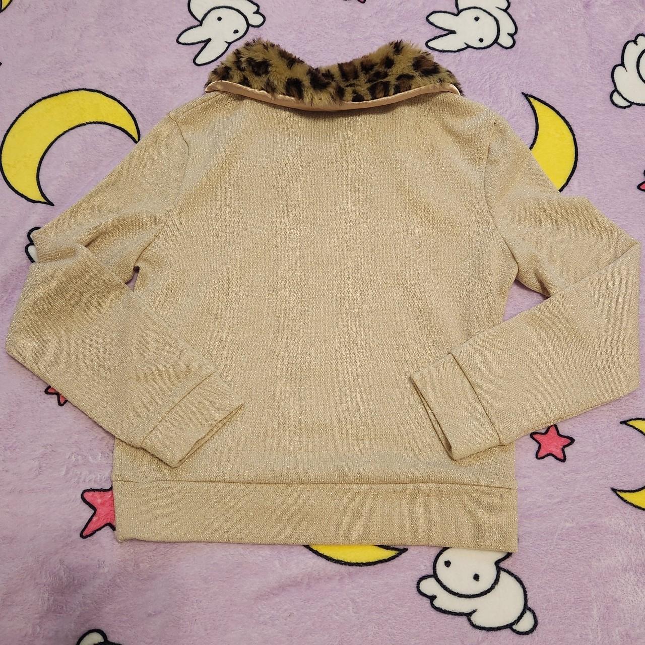 Milk razzle dazzle gold leopard embroidery logo... Depop