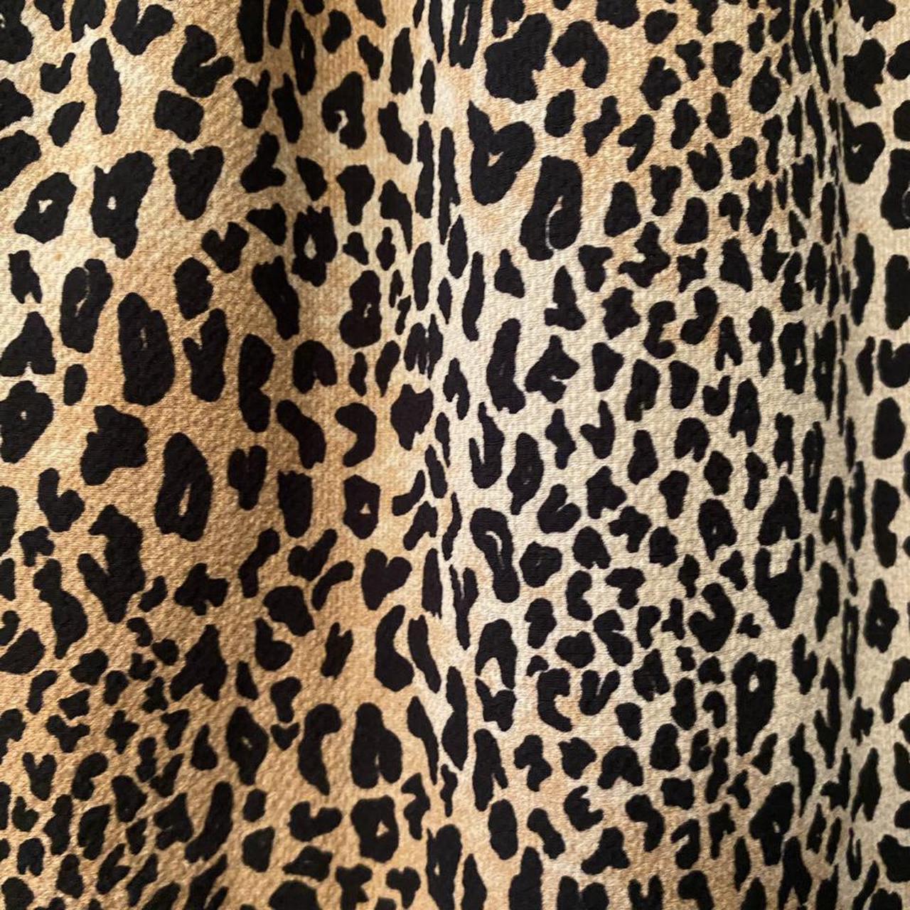 H&M Divided leopard print off shoulder top. stretchy... - Depop