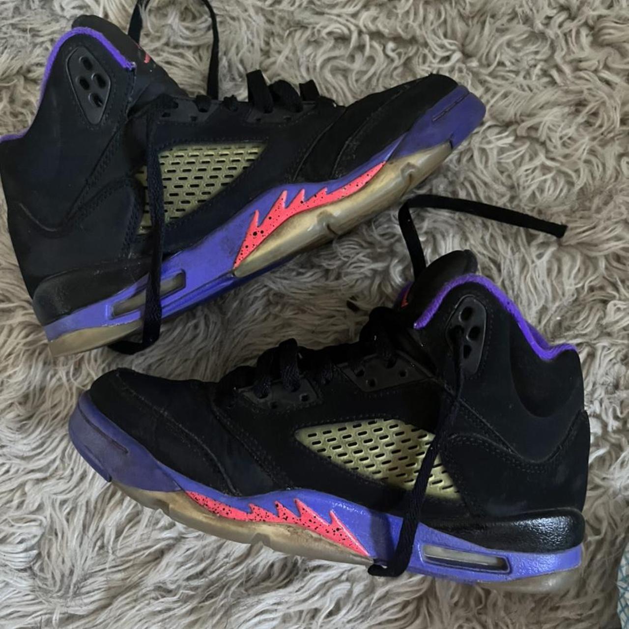 pretty much perfect jordan 5 grapes size uk 5... Depop