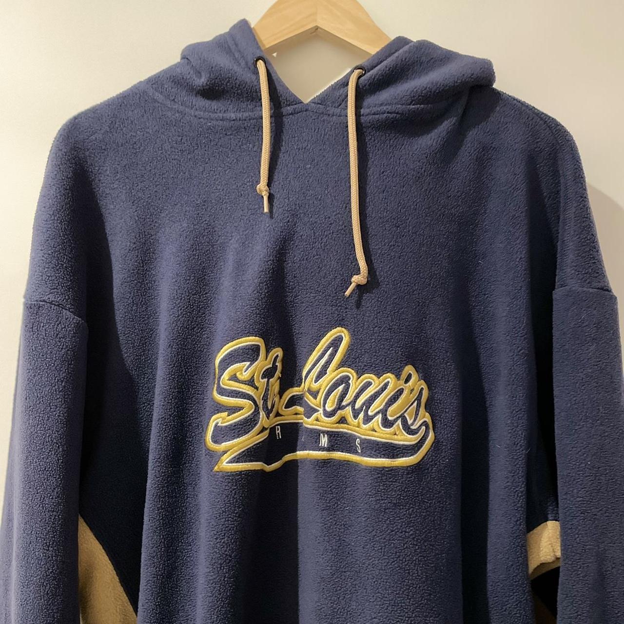 Mint condition St.Louis Rams dark blue hoodie!!