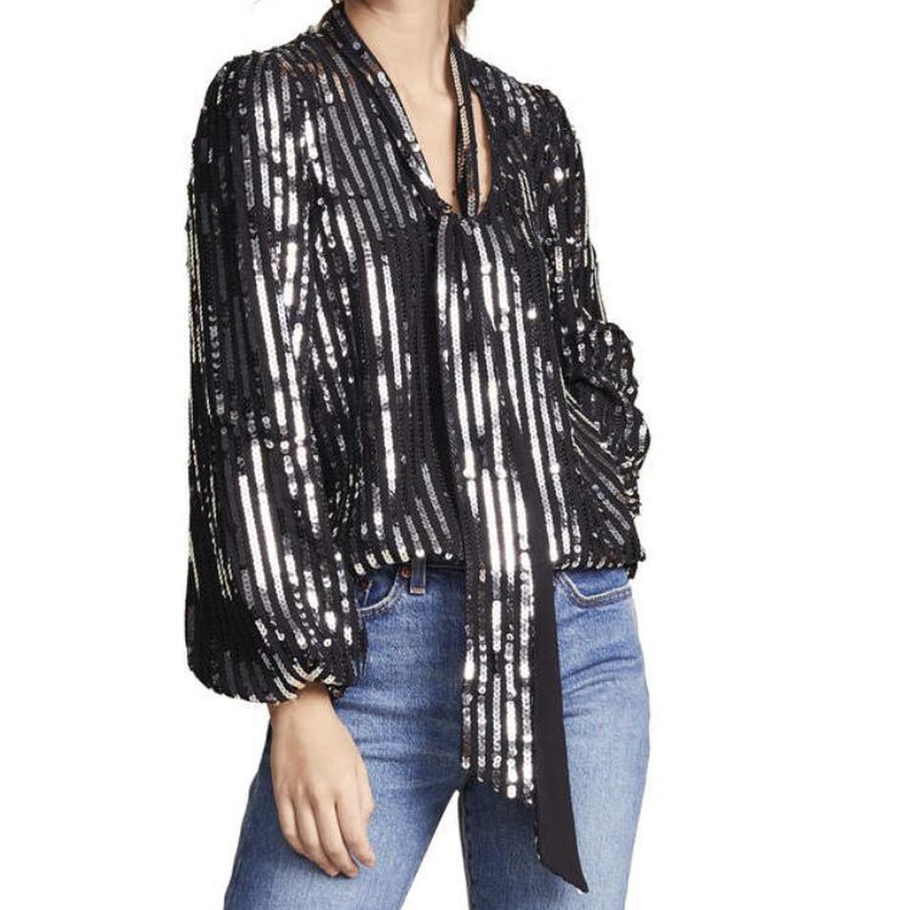 Rixo hot sale sequin top