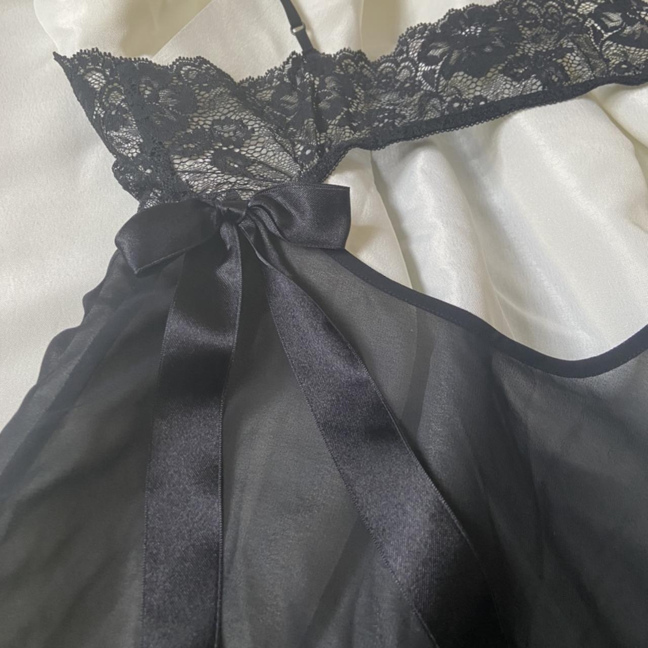 Vintage Heart Label Victoria Secret Shear lingerie... Depop