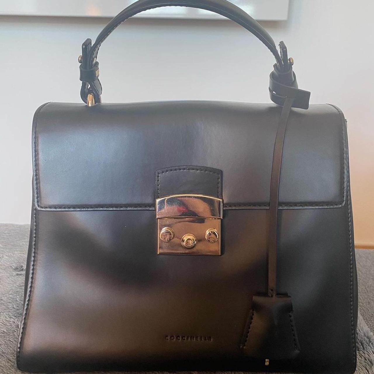 Classic and Elegant black Coccinelle leather... - Depop