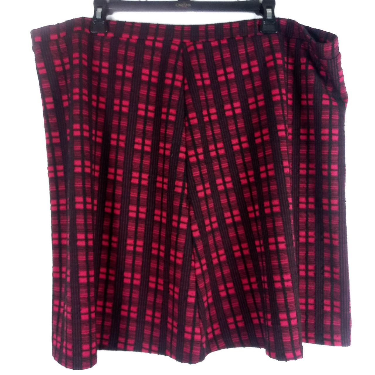 Pink Clove Women's Red and Black Skirt (2)