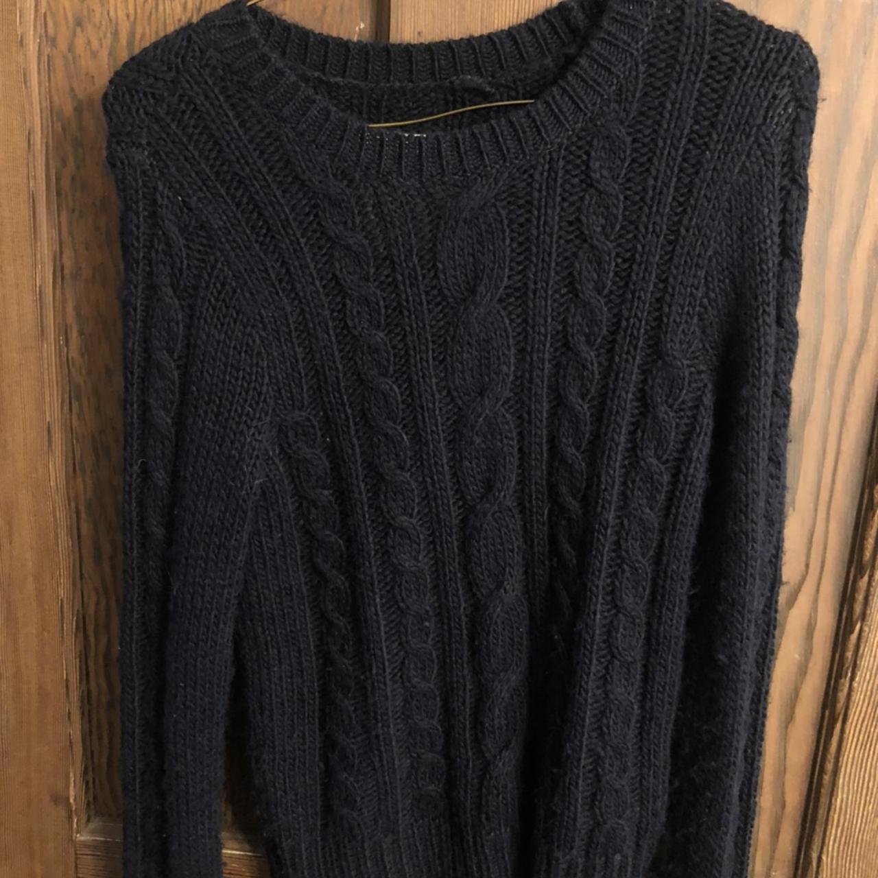 send offers super cute cable knit jumper from... - Depop