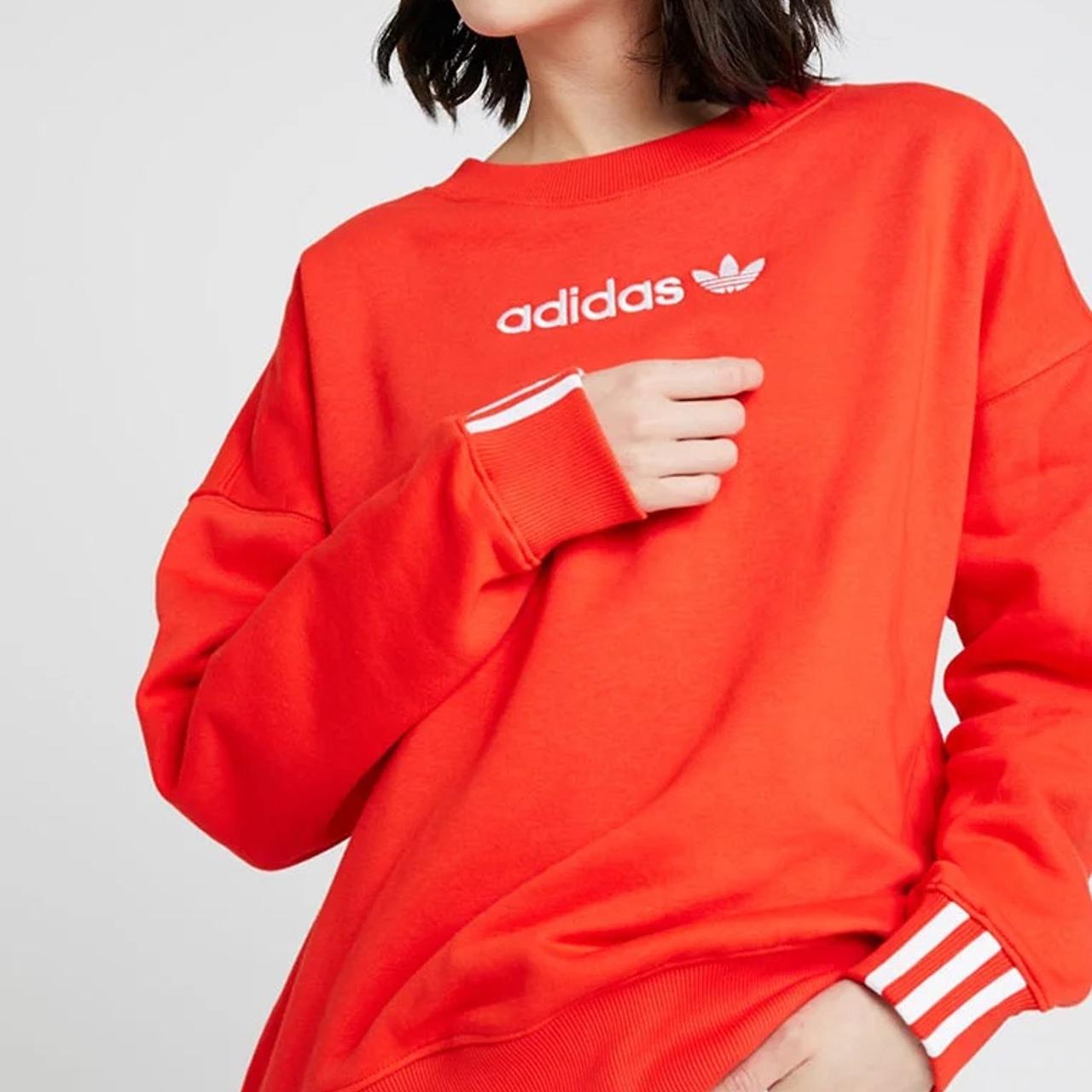 adidas coeeze red hoodie