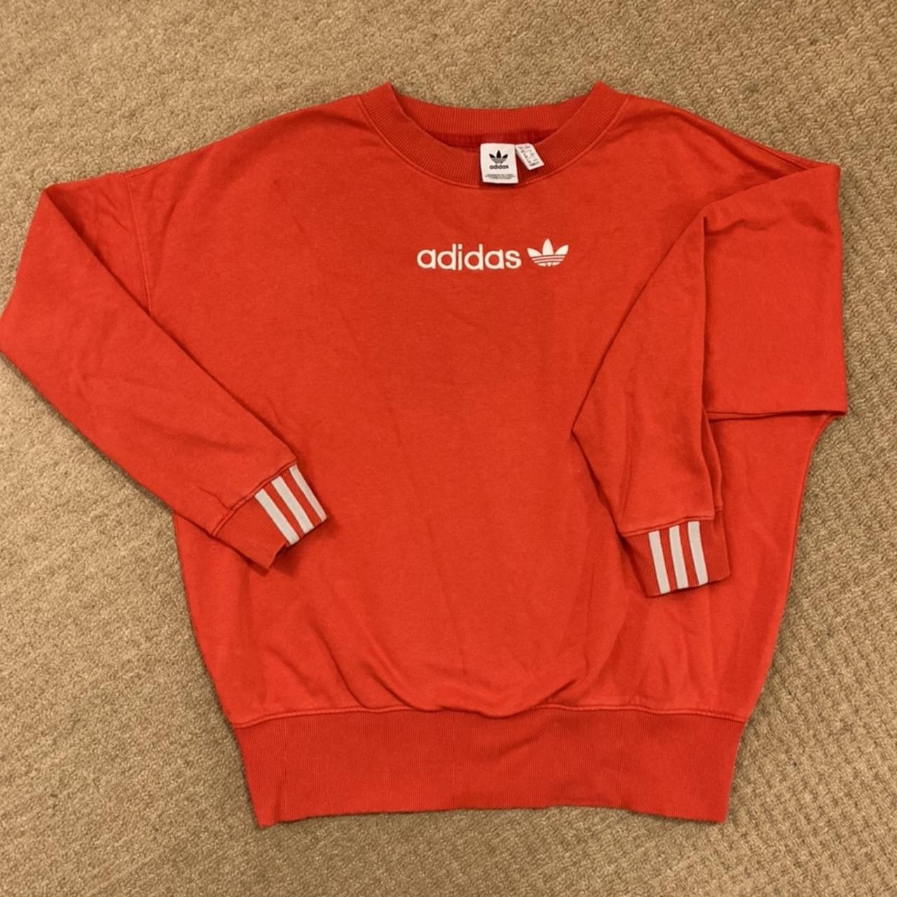 adidas coeeze red hoodie