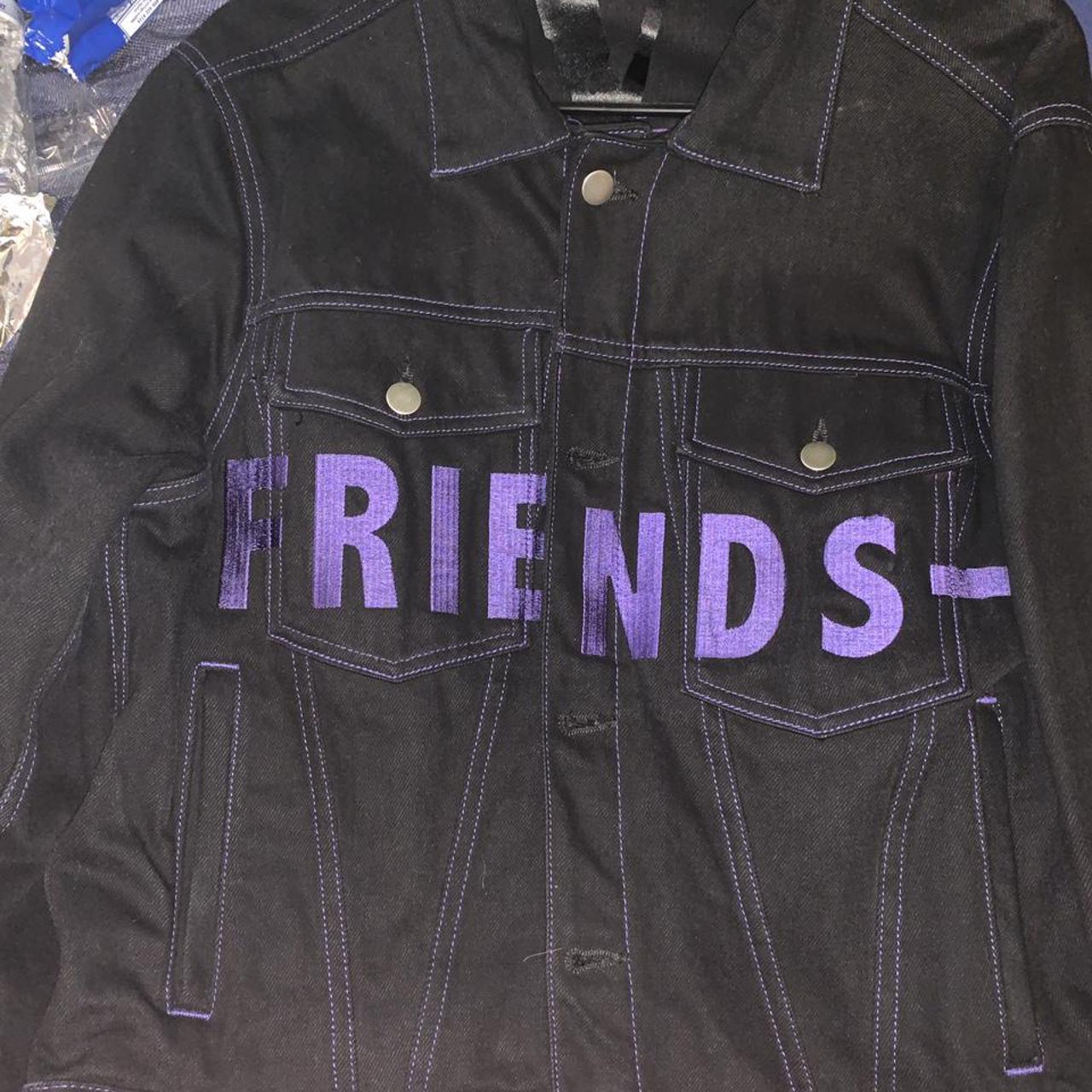 vlone purple denim jacket