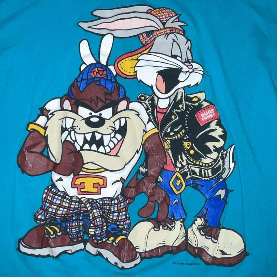 Vintage NBA Utah Jazz Looney Tunes Taz Shirt, Utah - Depop