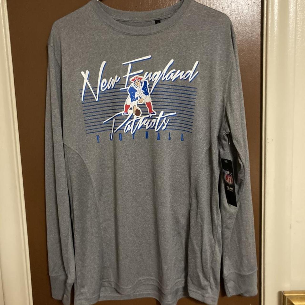 NFL Team Apparel New England Patriots Shirt Long - Depop