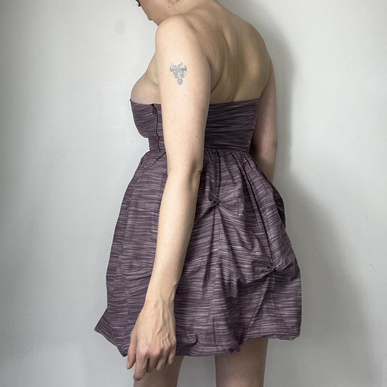 Oli Limited Size 12 Purple Strapless Hitch Dress... Depop