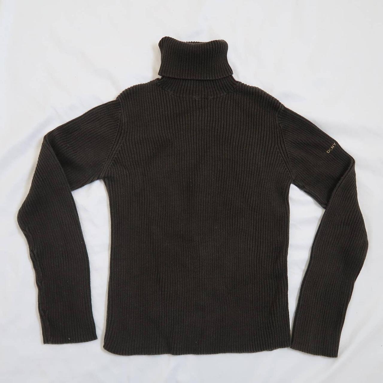 dkny ribbed turtleneck sweater