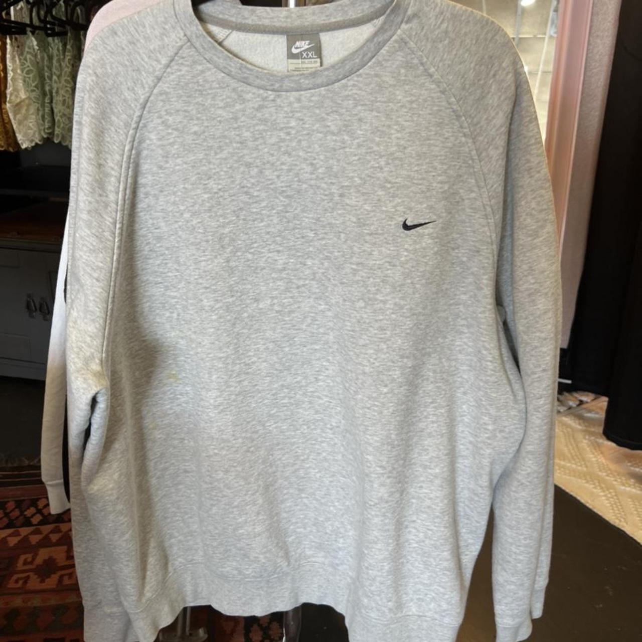 Nike Men's Grey Jumper | Depop