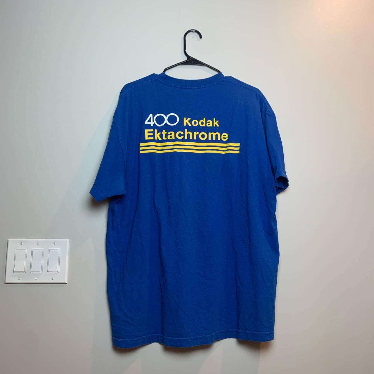 Kodak Men's Yellow and Blue T-shirt (2)