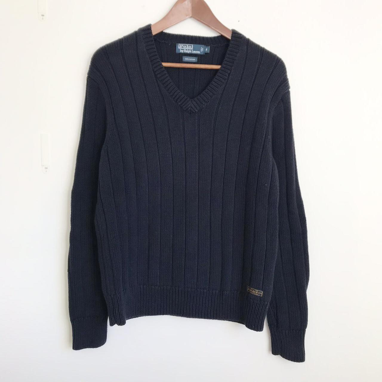 Vintage thick cotton ralph lauren polo zip best sale up pullove