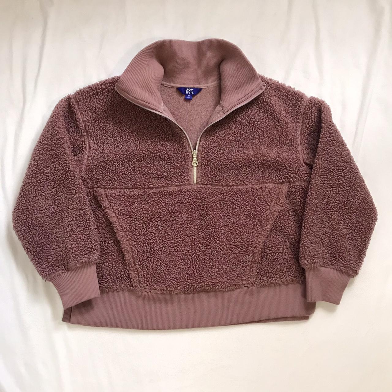 Joylab Sherpa Quarter Zip Pullover size Depop