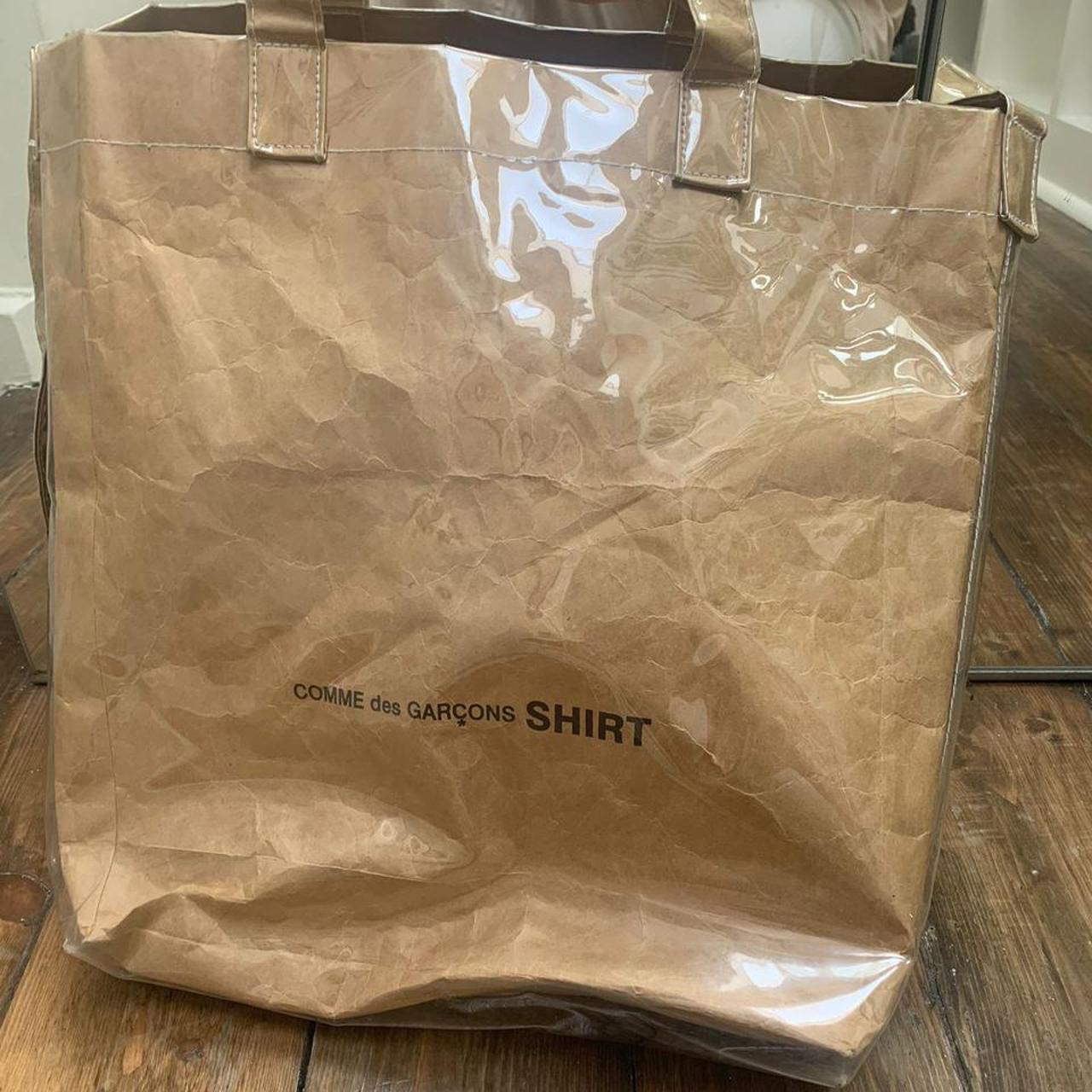 cdg paper tote
