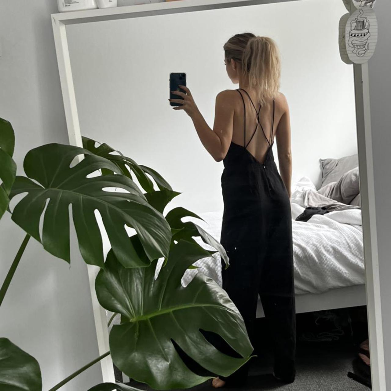 Black Jumpsuit I Ve Never Worn This She S A Little Depop Black Jumpsuit I Ve Never Worn This She S A Little Depop