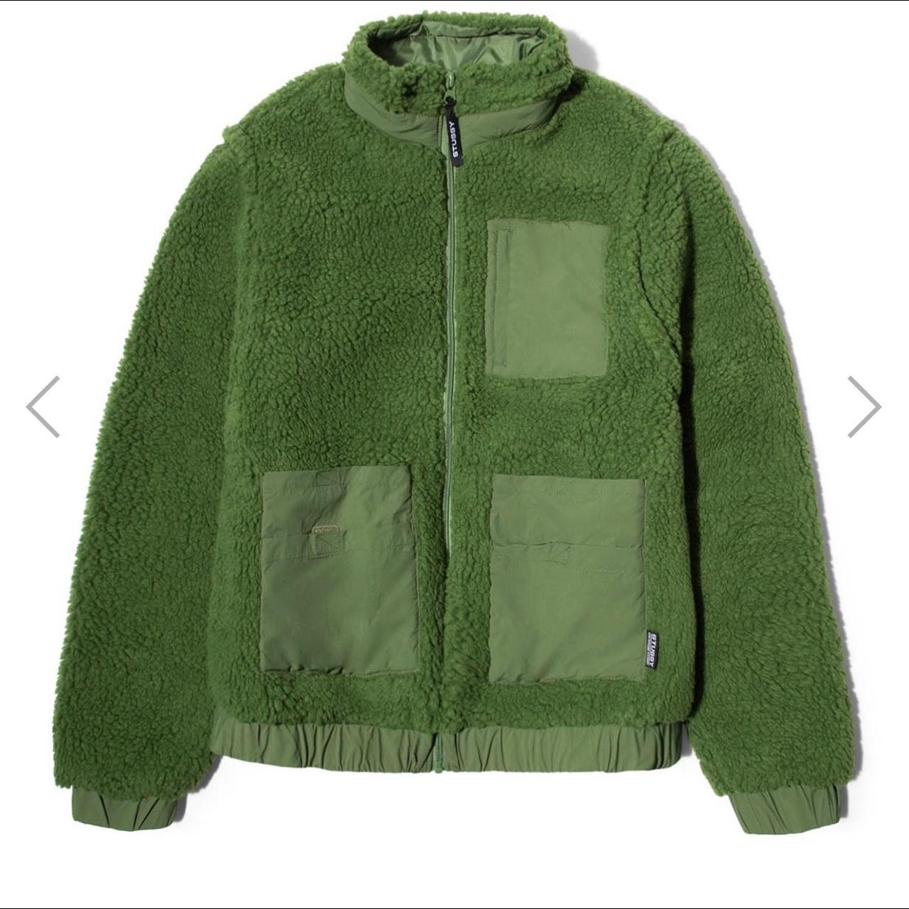 stussy convertible sherpa jacket