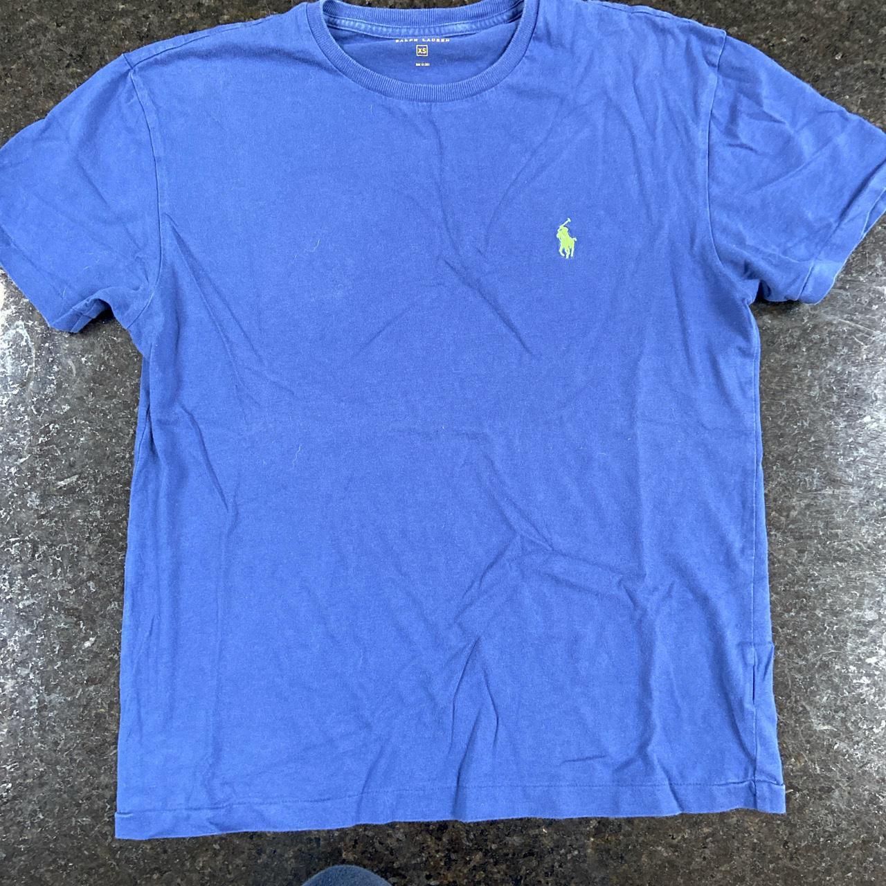 Polo Ralph Lauren T-shirt Blue cotton Great... - Depop