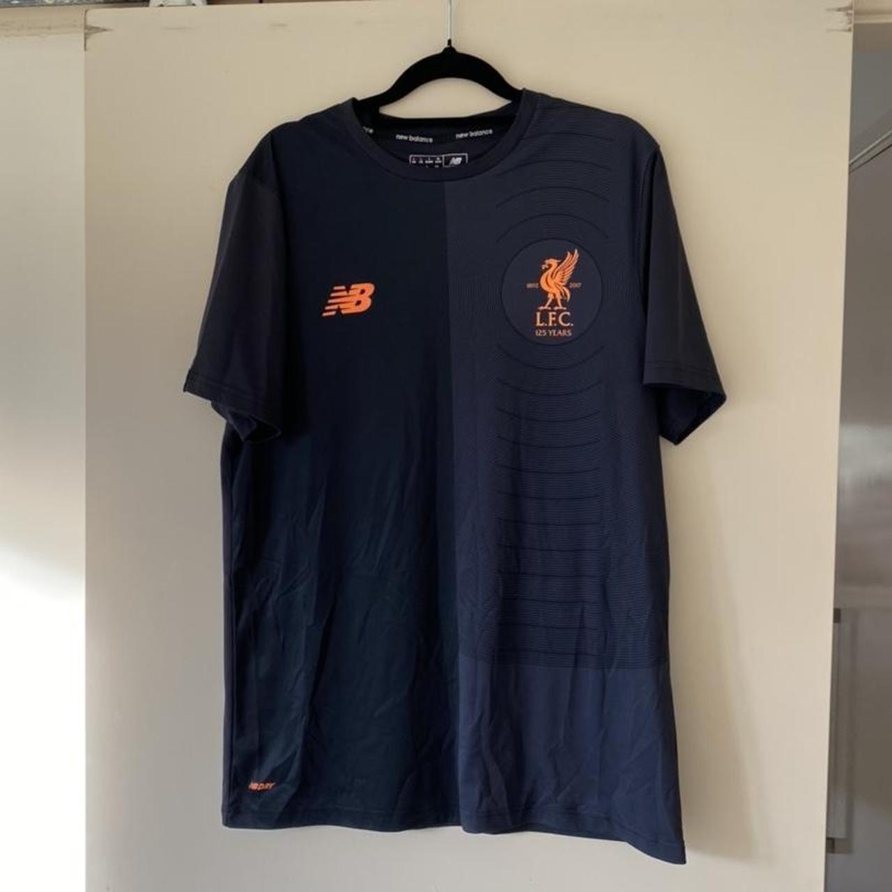 Mens Liverpool Grey Training Jersey / Shirt Size... Depop