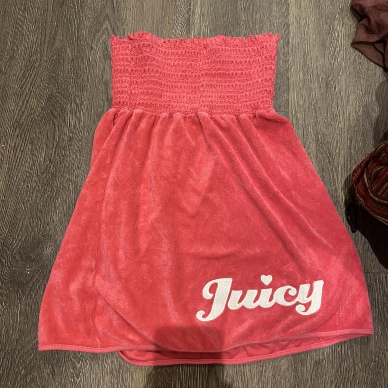 the most perfect terry cloth hot pink juicy couture... Depop