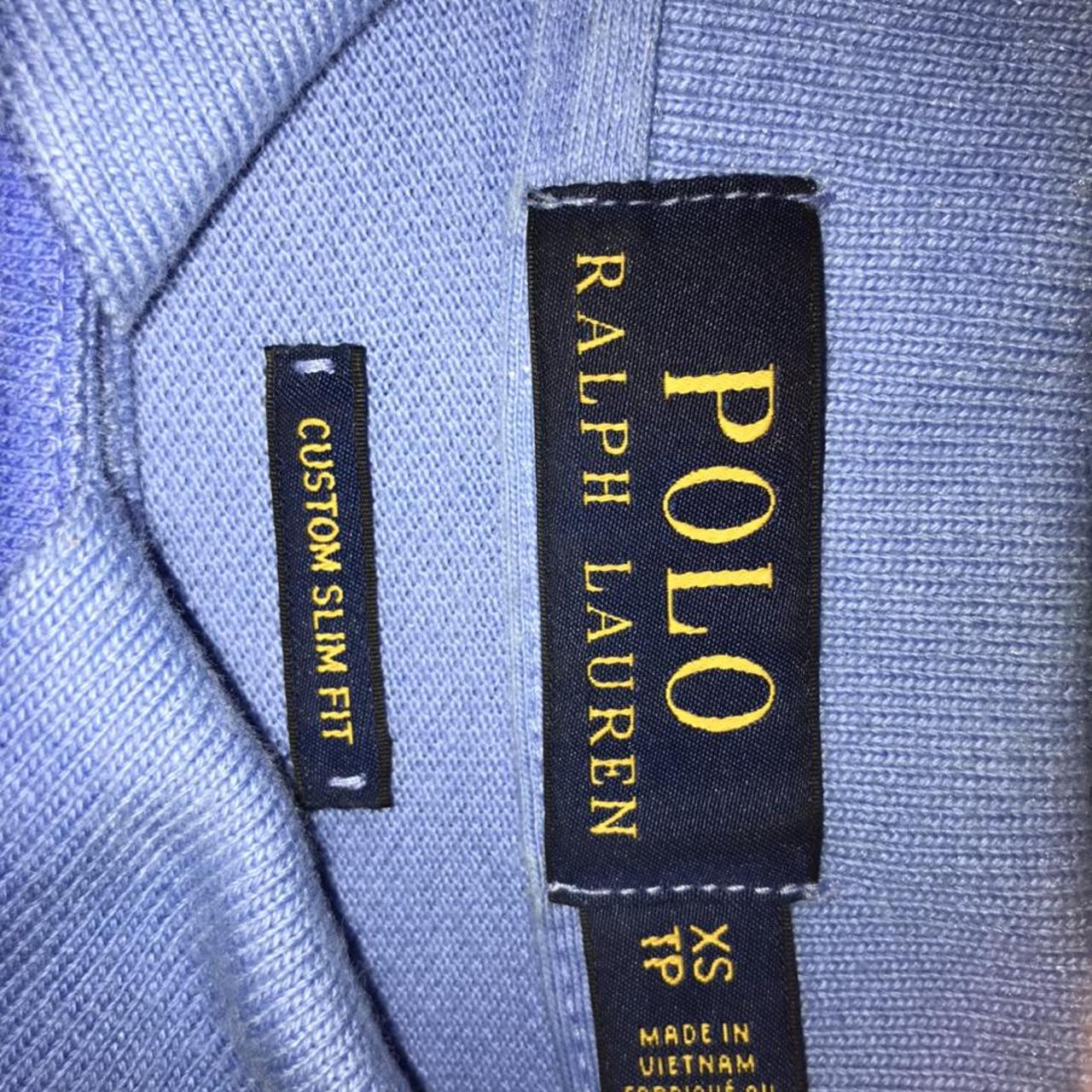 Ralph Lauren light blue polo shirt Extra... - Depop