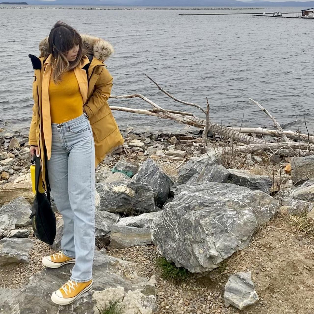 Aritzia TNA Climate Lab Puffer (Removable fur... Depop