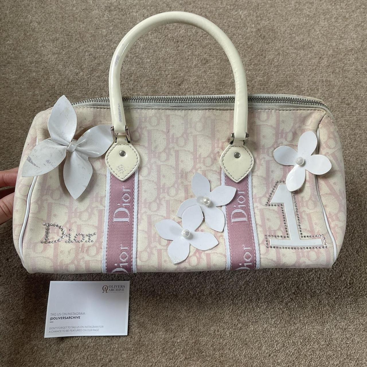 Dior y2k monogram bag with diamantés. Brought from... Depop