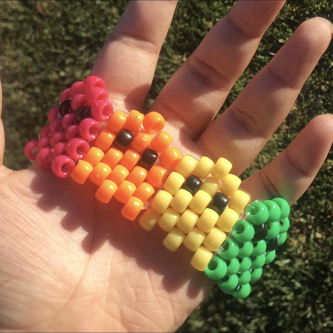 👾 KANDI PAC-MAN GHOST CUFF | Depop