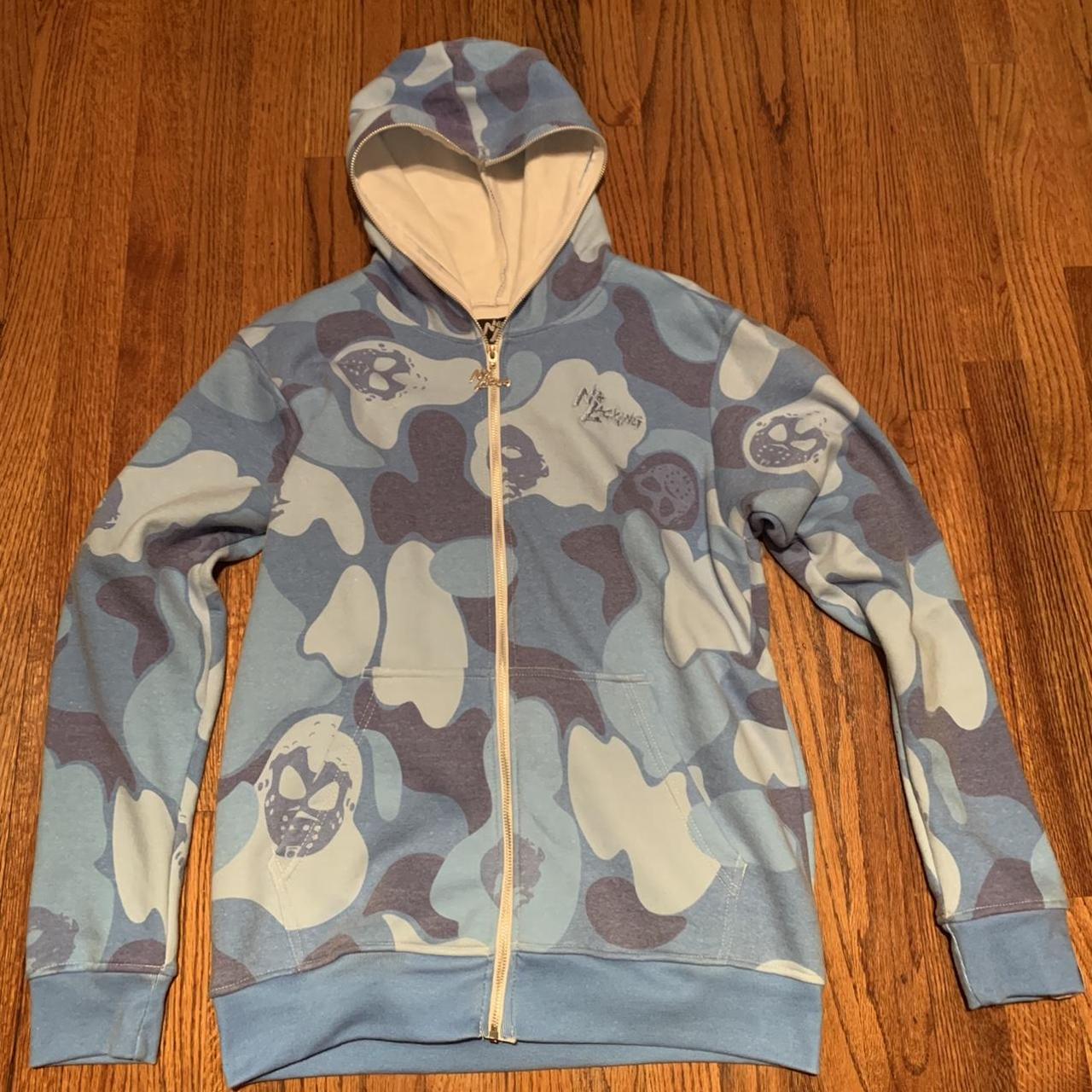 Bape kaws full hot sale zip hoodie